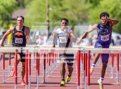 Thumbnail 1 in AIA Boys Track & Field Championships  (100/110 Meter Hurdles) photogallery.
