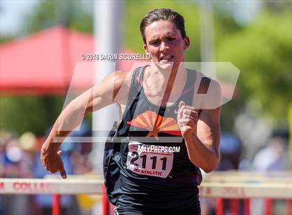 Thumbnail 2 in AIA Boys Track & Field Championships  (100/110 Meter Hurdles) photogallery.