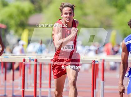 Thumbnail 1 in AIA Boys Track & Field Championships  (100/110 Meter Hurdles) photogallery.