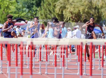 Thumbnail 1 in AIA Boys Track & Field Championships  (100/110 Meter Hurdles) photogallery.