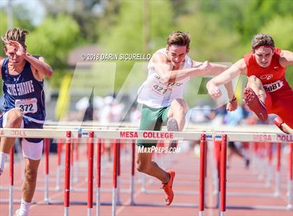 Thumbnail 3 in AIA Boys Track & Field Championships  (100/110 Meter Hurdles) photogallery.