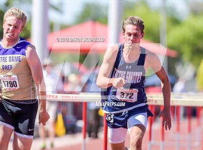 Thumbnail 3 in AIA Boys Track & Field Championships  (100/110 Meter Hurdles) photogallery.