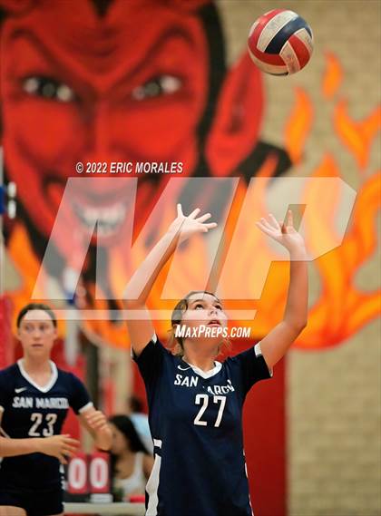 Thumbnail 2 in San Marcos vs Bonita Vista (Sweetwater JV Tournament) photogallery.