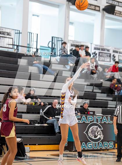 Thumbnail 1 in Belen vs. Academy for Technology and The Classics ( Al Armendariz Tournament at Capital ) photogallery.