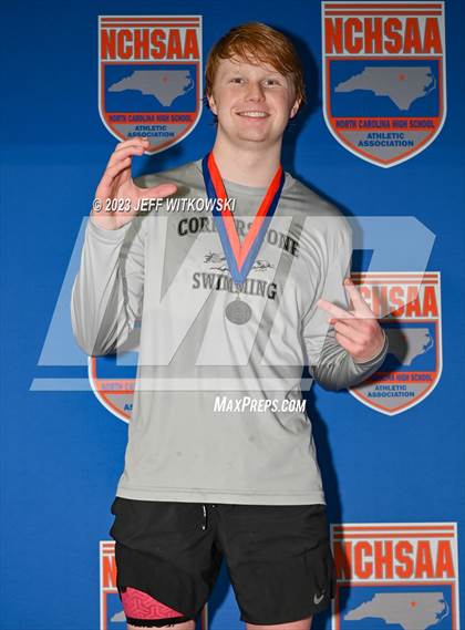 Thumbnail 1 in NCHSAA 1A/2A State Swimming Championship Awards photogallery.