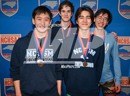 Thumbnail 1 in NCHSAA 1A/2A State Swimming Championship Awards photogallery.