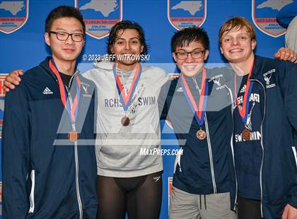 Thumbnail 1 in NCHSAA 1A/2A State Swimming Championship Awards photogallery.