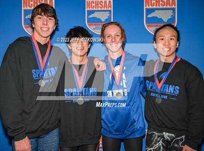 Thumbnail 3 in NCHSAA 1A/2A State Swimming Championship Awards photogallery.