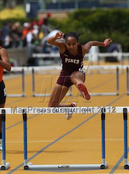 Thumbnail 1 in CIF NCS Meet of Champions (Girls 300M Hurdles - Prelims and Finals) photogallery.