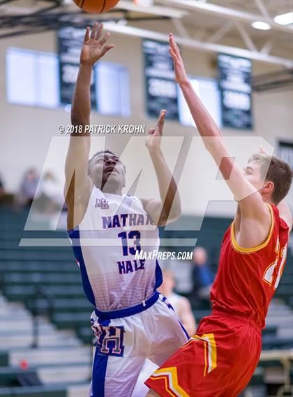 Thumbnail 1 in Newport-Bellevue vs. Nathan Hale (Tournament of Champions) photogallery.