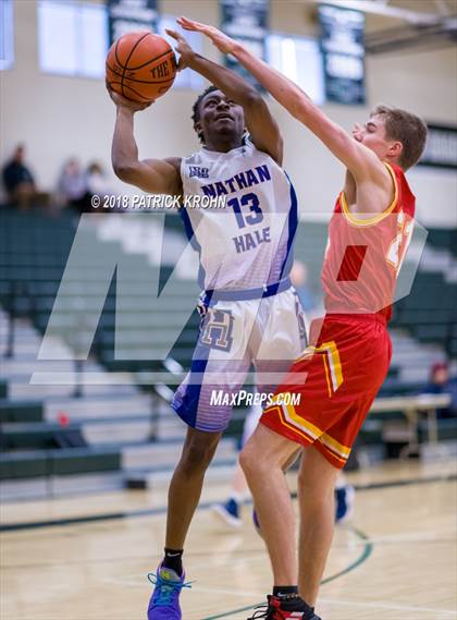 Thumbnail 3 in Newport-Bellevue vs. Nathan Hale (Tournament of Champions) photogallery.