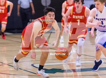 Thumbnail 2 in Newport-Bellevue vs. Nathan Hale (Tournament of Champions) photogallery.