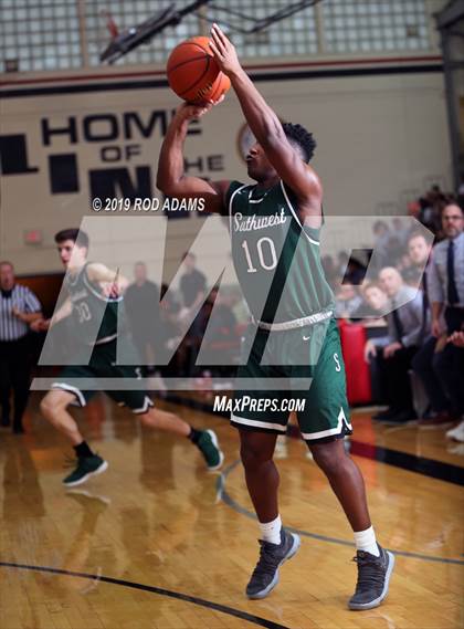 Thumbnail 2 in Lincoln Southwest vs. Lincoln High (Heartland Athletic Conference Tournament) photogallery.