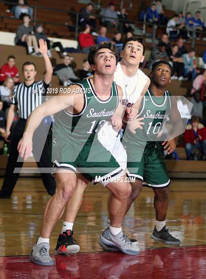 Thumbnail 3 in Lincoln Southwest vs. Lincoln High (Heartland Athletic Conference Tournament) photogallery.