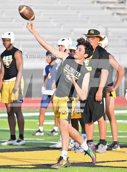 Thumbnail 1 in Goldwater vs. Bourgade Catholic (Goldwater 7 on 7 Tournament) photogallery.
