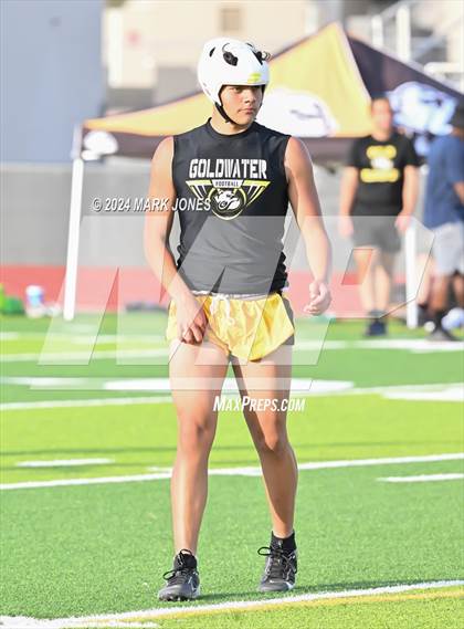 Thumbnail 3 in Goldwater vs. Bourgade Catholic (Goldwater 7 on 7 Tournament) photogallery.