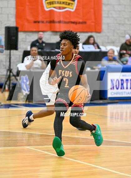 Thumbnail 1 in Florida State University High School vs Xaverian  (Sun Bash Tourney) photogallery.