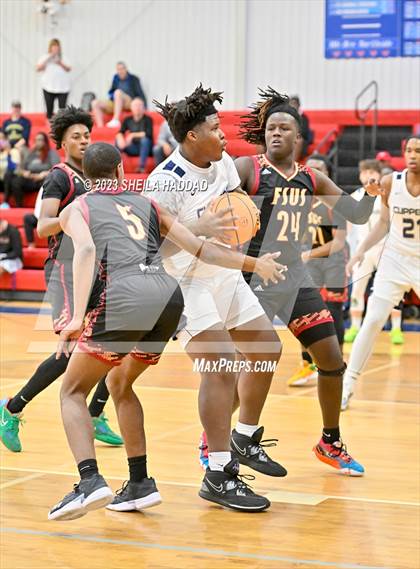 Thumbnail 2 in Florida State University High School vs Xaverian  (Sun Bash Tourney) photogallery.