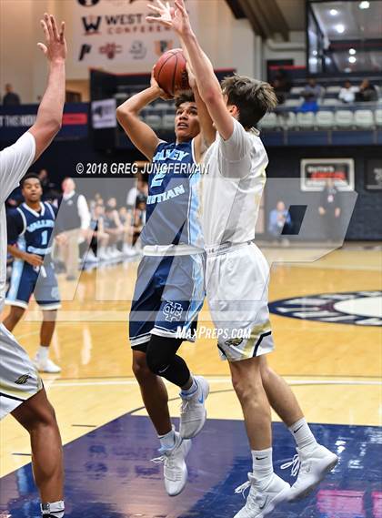 Thumbnail 2 in Valley Christian vs. Oak Park (MaxPreps MLK Classic) photogallery.