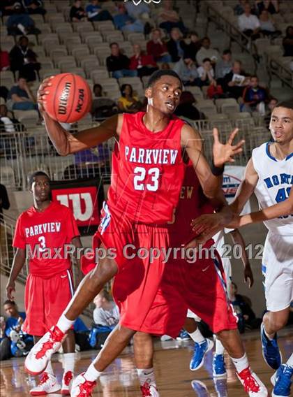 Thumbnail 1 in North Crowley vs. Parkview (Whataburger Tournament) photogallery.