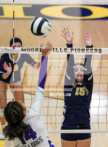 Thumbnail 1 in Mooresville vs. Brownsburg (IHSAA 4A Sectional) photogallery.