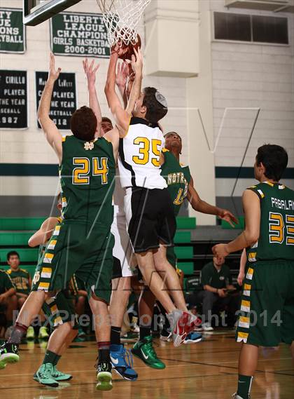 Thumbnail 2 in Notre Dame @ Yeshiva University (CIF SS Playoffs) photogallery.