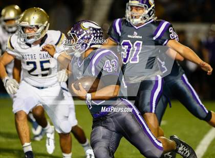 Thumbnail 1 in Notre Dame (SO) @ Valencia (CIF SS Division 2 Playoffs) photogallery.