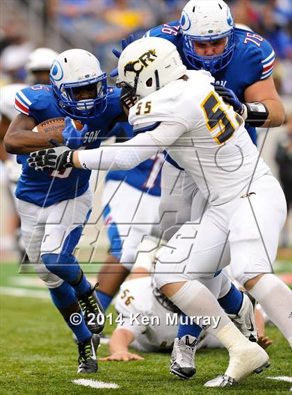 Thumbnail 3 in Cypress Ranch vs Dickinson (UIL 6A D1 Quarterfinal) photogallery.