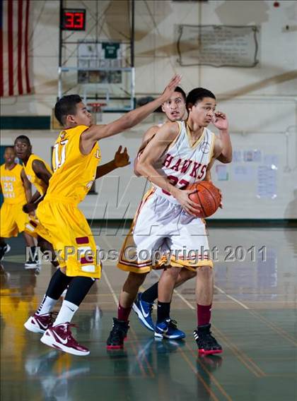 Thumbnail 2 in Ocean View vs Clovis West (Santa Barbara Holiday Classic) photogallery.