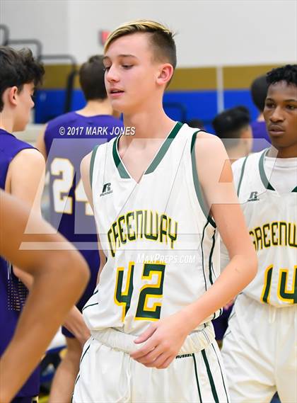 Thumbnail 2 in Greenway vs. Sunrise Mountain (Sunnyslope Hoopsgiving Tournament) photogallery.
