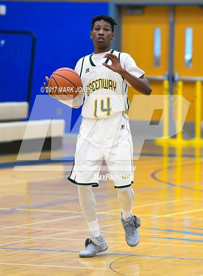 Thumbnail 3 in Greenway vs. Sunrise Mountain (Sunnyslope Hoopsgiving Tournament) photogallery.