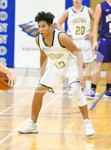 Thumbnail 1 in Greenway vs. Sunrise Mountain (Sunnyslope Hoopsgiving Tournament) photogallery.
