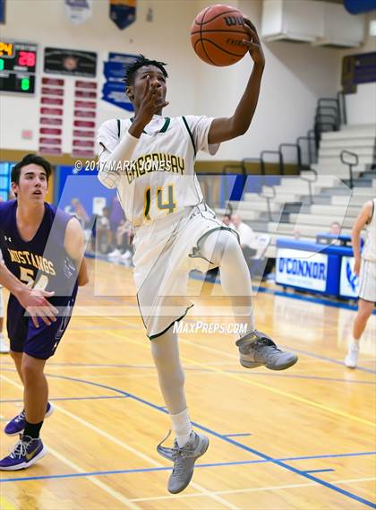 Thumbnail 1 in Greenway vs. Sunrise Mountain (Sunnyslope Hoopsgiving Tournament) photogallery.