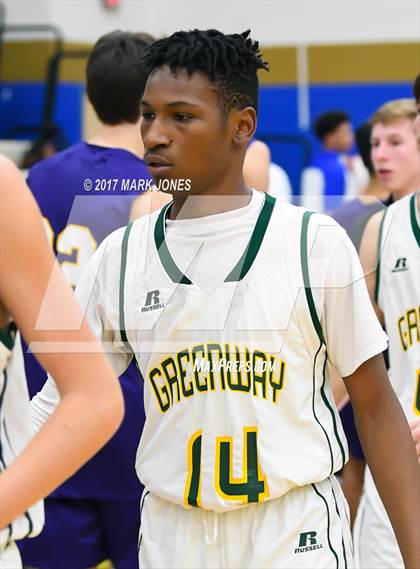 Thumbnail 3 in Greenway vs. Sunrise Mountain (Sunnyslope Hoopsgiving Tournament) photogallery.