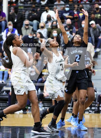 Thumbnail 2 in Lovejoy @ Carrollton (GHSA 6A Girls Semi-Final) photogallery.