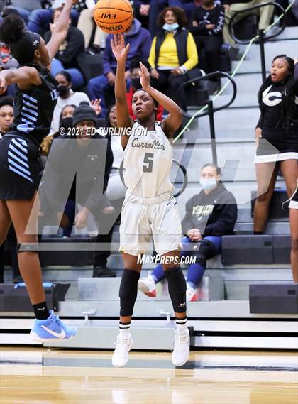 Thumbnail 2 in Lovejoy @ Carrollton (GHSA 6A Girls Semi-Final) photogallery.