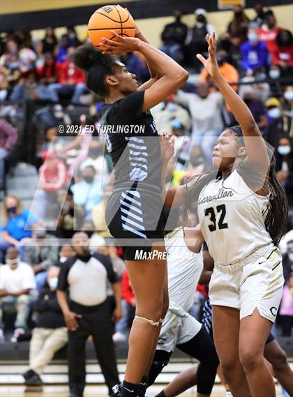 Thumbnail 2 in Lovejoy @ Carrollton (GHSA 6A Girls Semi-Final) photogallery.