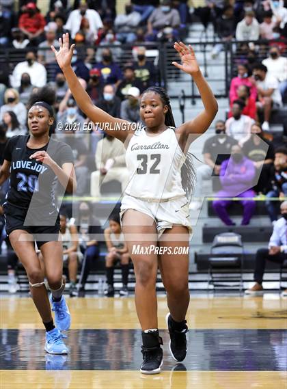 Thumbnail 1 in Lovejoy @ Carrollton (GHSA 6A Girls Semi-Final) photogallery.