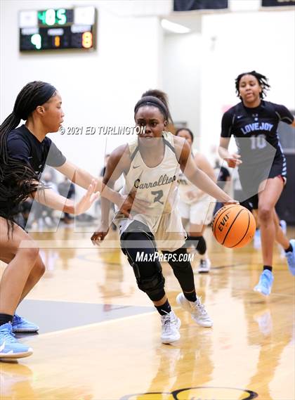 Thumbnail 2 in Lovejoy @ Carrollton (GHSA 6A Girls Semi-Final) photogallery.