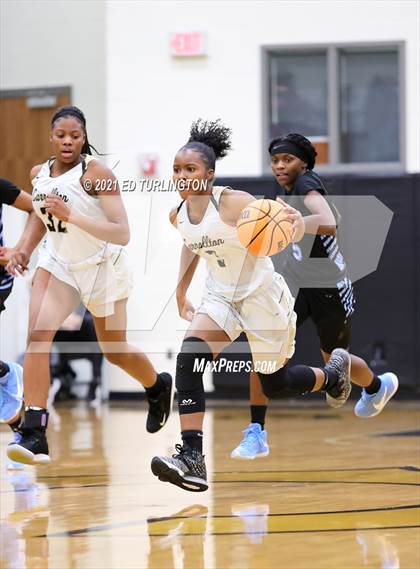 Thumbnail 3 in Lovejoy @ Carrollton (GHSA 6A Girls Semi-Final) photogallery.