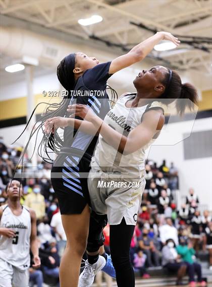 Thumbnail 2 in Lovejoy @ Carrollton (GHSA 6A Girls Semi-Final) photogallery.