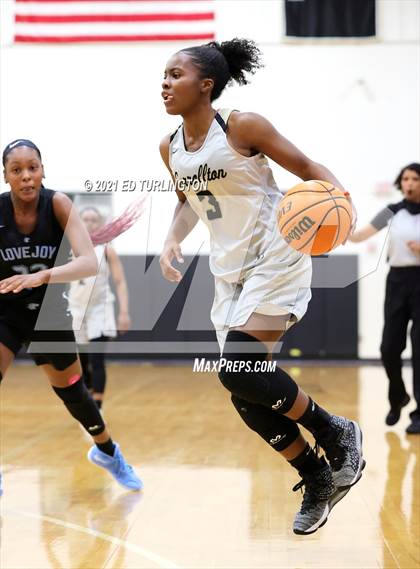 Thumbnail 3 in Lovejoy @ Carrollton (GHSA 6A Girls Semi-Final) photogallery.