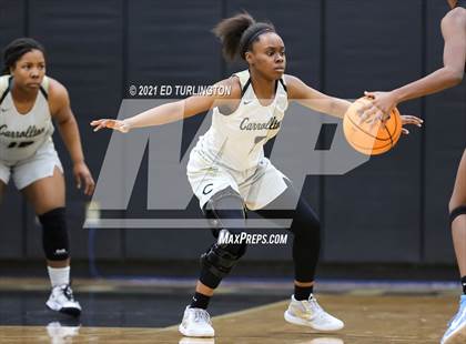 Thumbnail 1 in Lovejoy @ Carrollton (GHSA 6A Girls Semi-Final) photogallery.