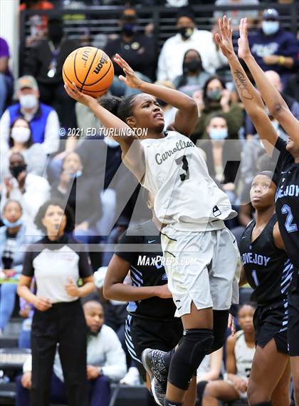 Thumbnail 3 in Lovejoy @ Carrollton (GHSA 6A Girls Semi-Final) photogallery.