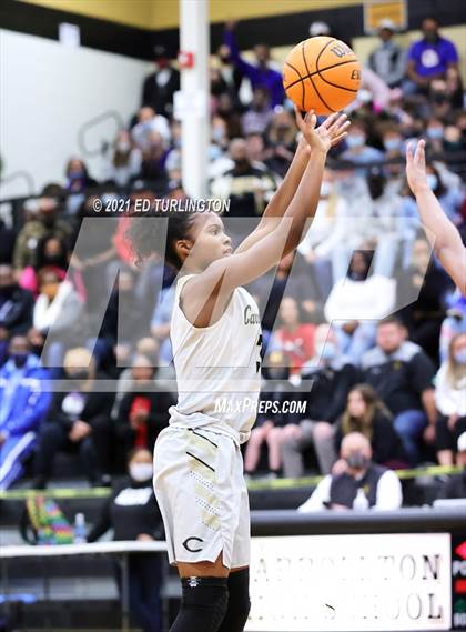 Thumbnail 3 in Lovejoy @ Carrollton (GHSA 6A Girls Semi-Final) photogallery.