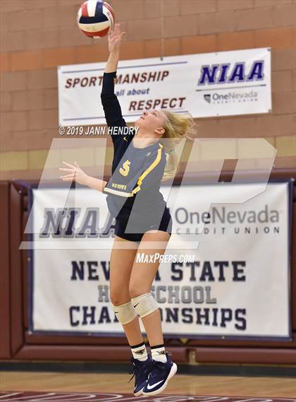Thumbnail 2 in Truckee vs. Boulder City (NIAA State 3A Final) photogallery.