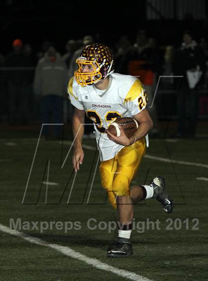 Thumbnail 1 in Elk County Catholic vs. Port Allegany (District IX Class A Semifinal) photogallery.
