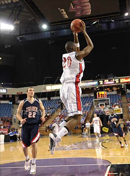 Thumbnail 3 in Christian Brothers vs. Modesto Christian (CIF SJS D4 Final) photogallery.
