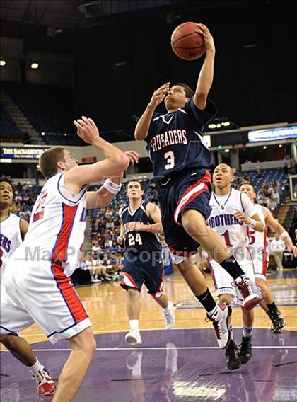 Thumbnail 3 in Christian Brothers vs. Modesto Christian (CIF SJS D4 Final) photogallery.