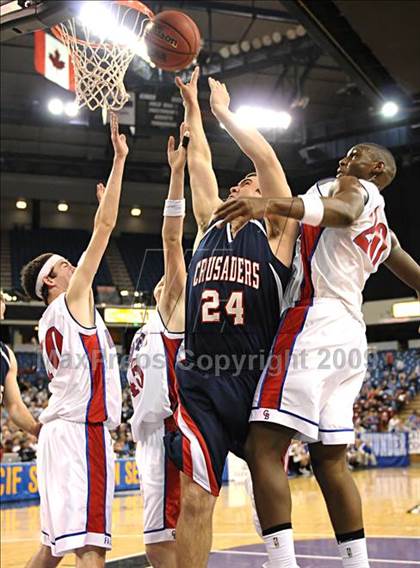 Thumbnail 2 in Christian Brothers vs. Modesto Christian (CIF SJS D4 Final) photogallery.